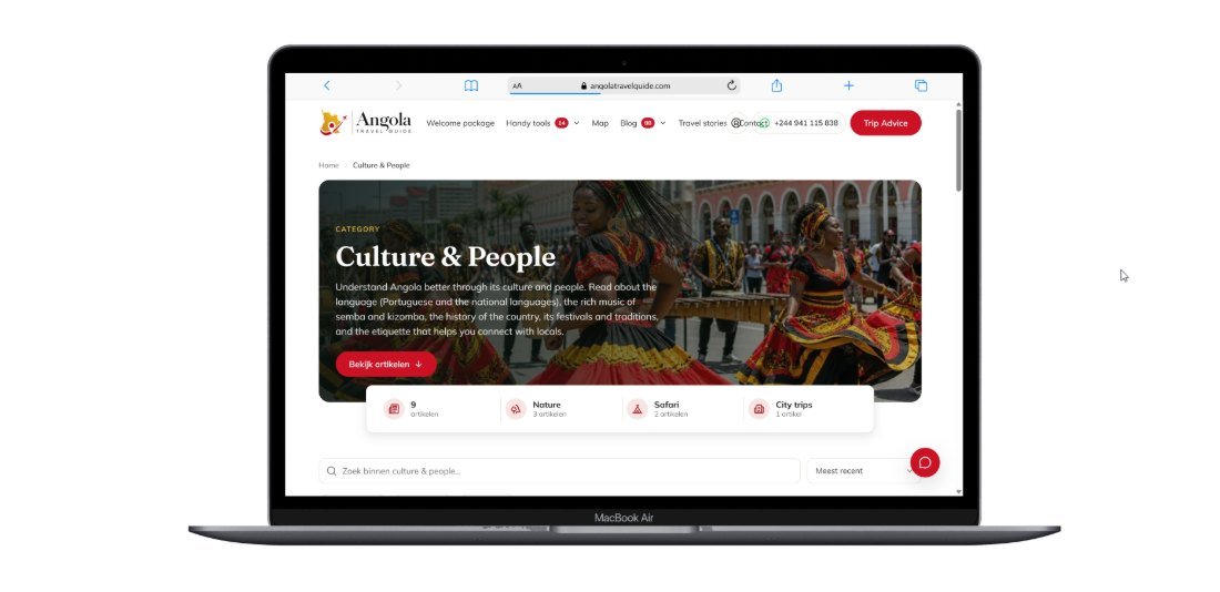 Angola Travel Guide em portátil